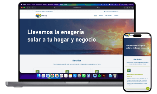 Landing Page Conycap S.A.S devices